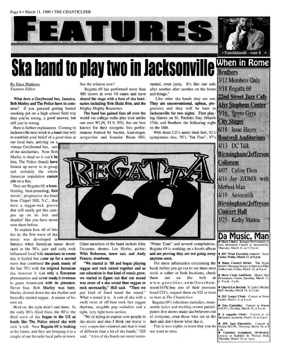 The Chanticleer — Regatta 69 feature on page 6